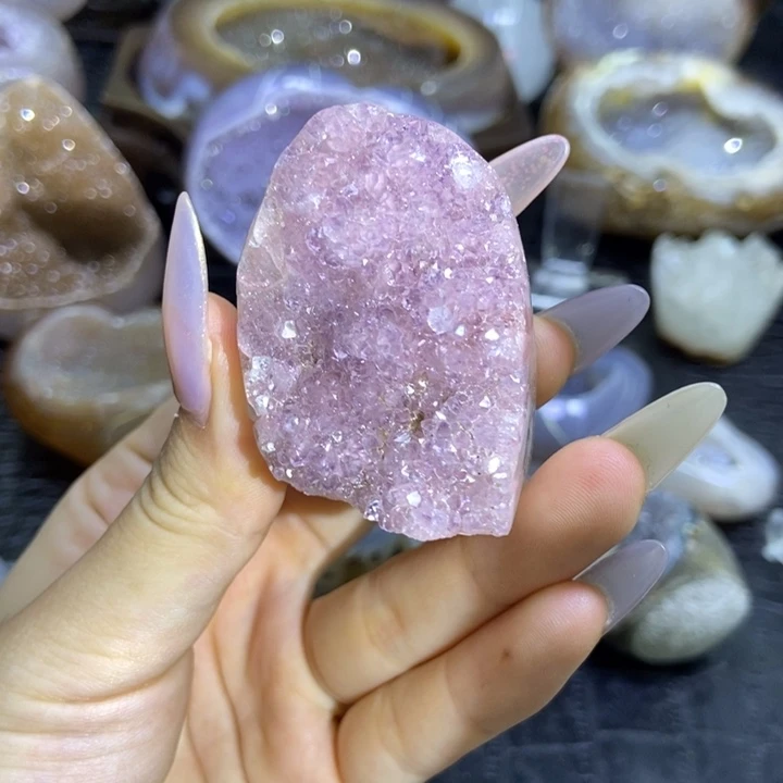 水晶珠宝半成品未镶嵌晶镇