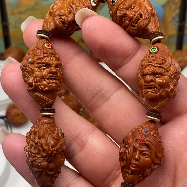 橄榄核手串/手链橄榄核雕工艺