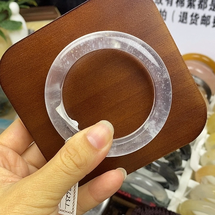 石英质玉未镶嵌手镯53.2白炸光6231