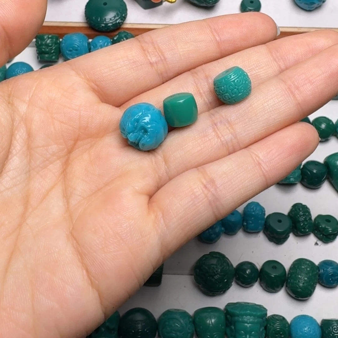 琉璃颈饰一*科技松配饰