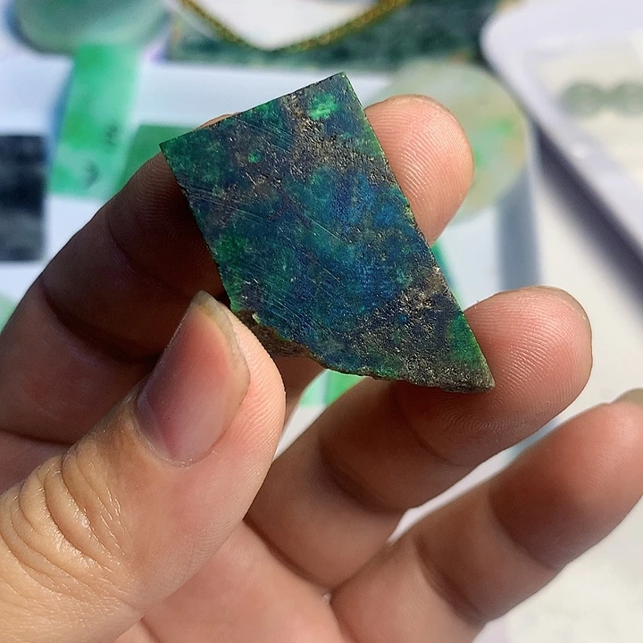 翡翠散珠天然翡翠A货挂件