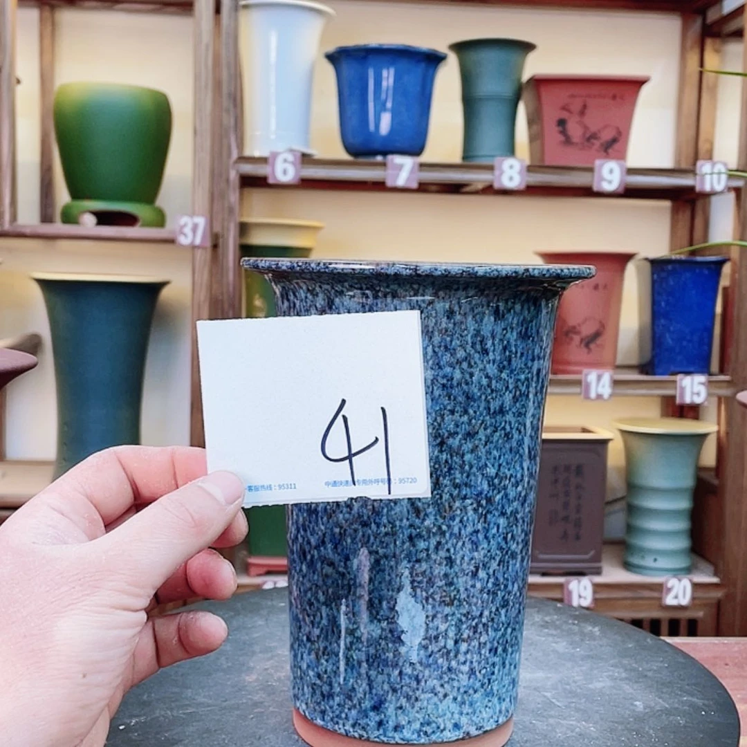 【闪购商品】紫砂花盆道**然兰花555566888552688555