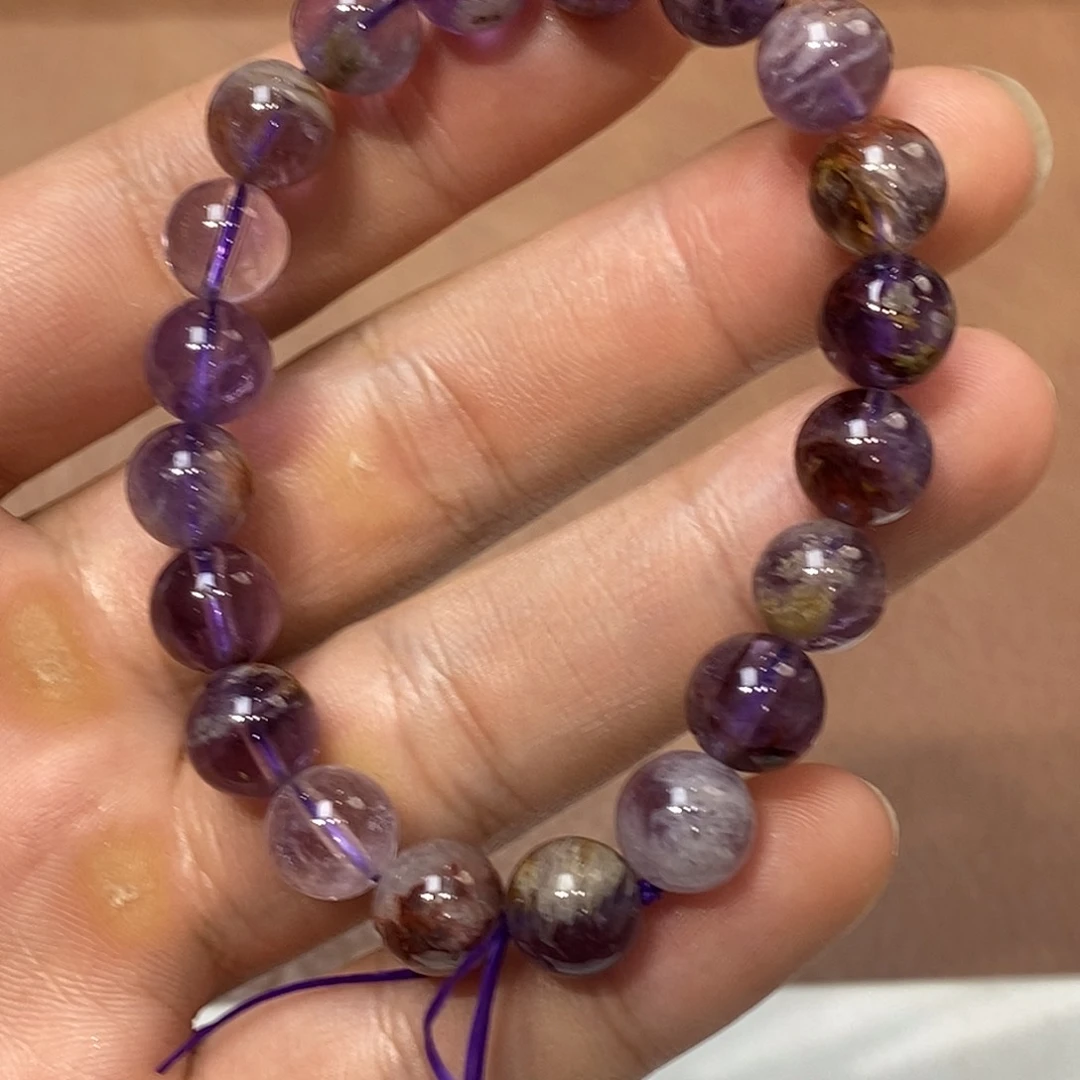 未镶嵌手链水晶紫幽灵