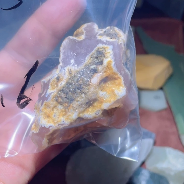 和田玉（黄玉）手链未镶嵌追*