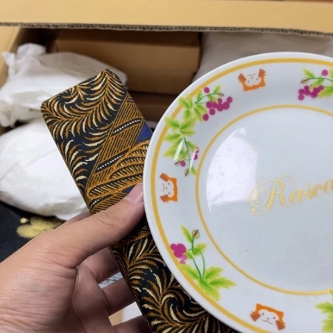 F***F瓷片摆件工艺品瓷器摆件777