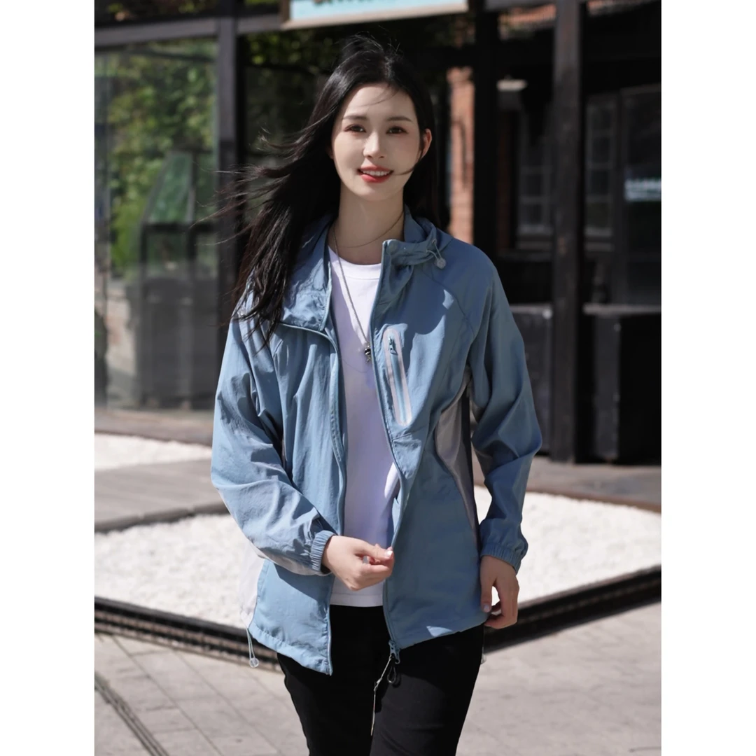 山系轻薄防晒衣冰感触面料男夏季防紫外线皮肤衣户外冲锋衣 7738