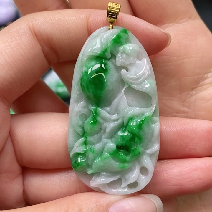 翡翠颈饰未镶嵌吊坠