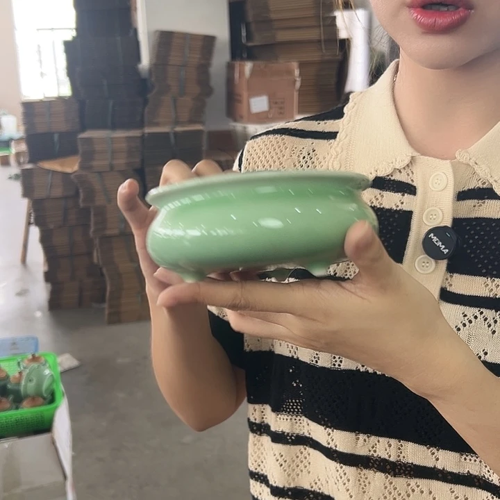 龙泉云间青瓷小米茶器