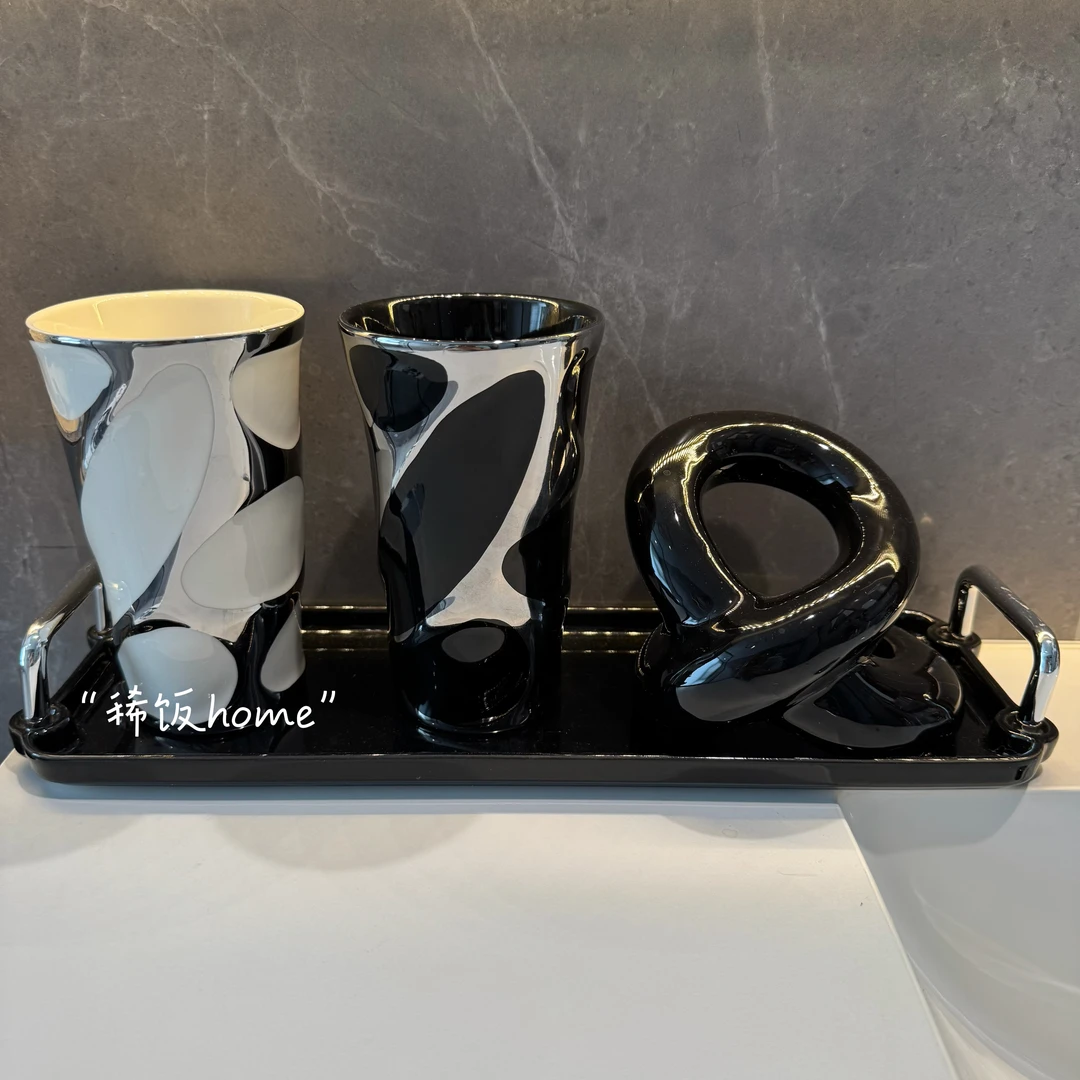 【稀饭专属】刷牙杯情侣牙杯高级感洗漱杯轻奢牙刷牙杯置物架单品