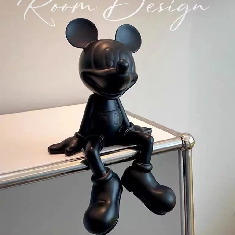 现代轻奢米奇坐姿摆件网红家居客厅玄关电视柜酒柜样板间软装饰品