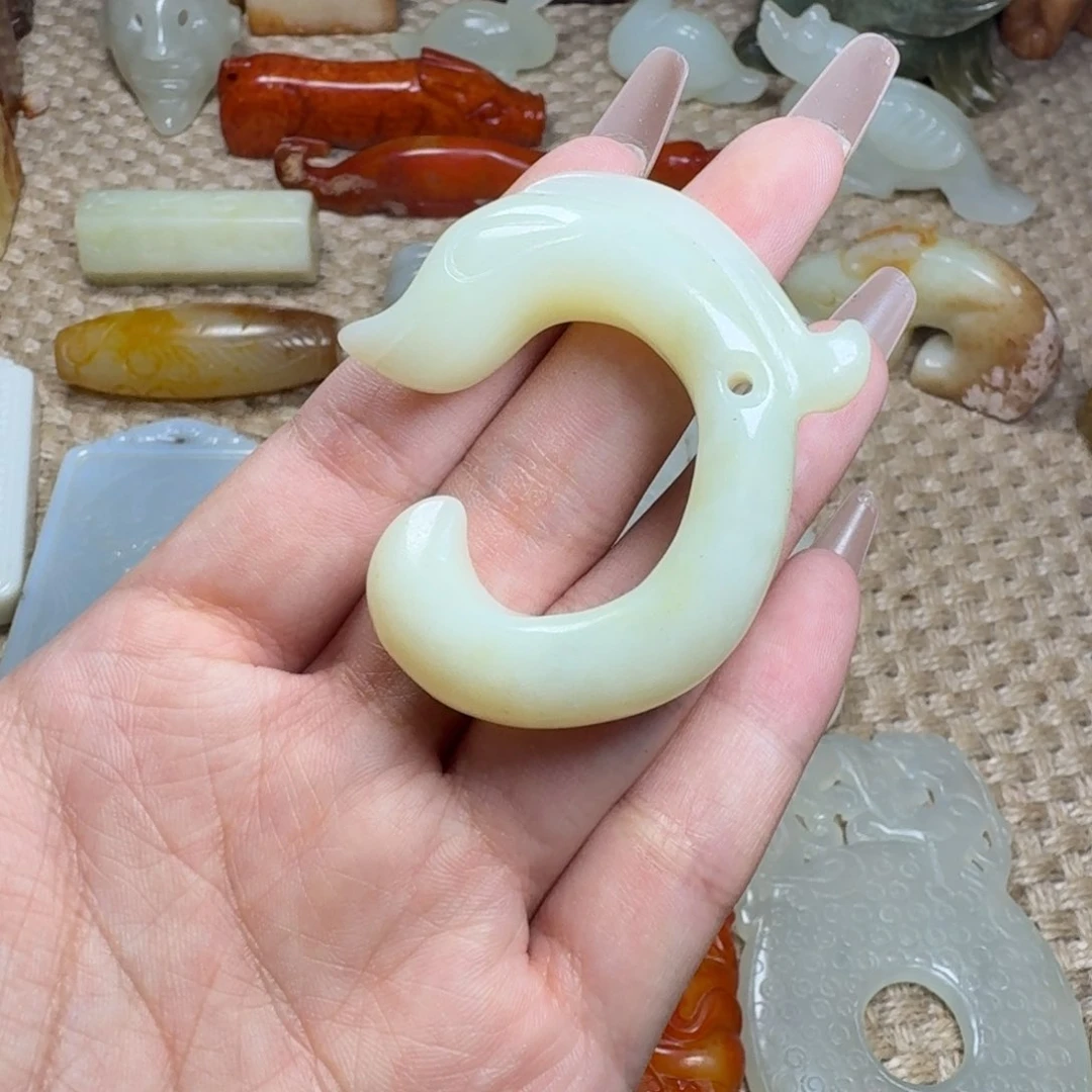 白玉菩提吊坠挂件
