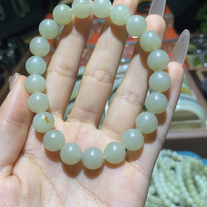 鲸***鱼手链未镶嵌和田玉