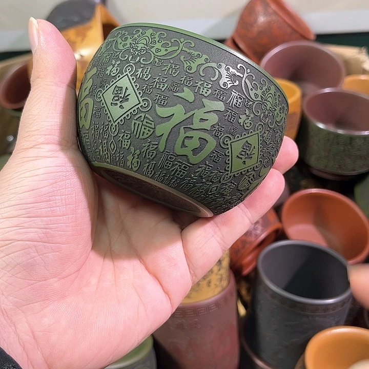 茶杯紫砂全手工紫砂主人杯