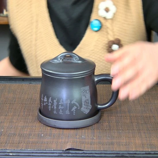 紫砂茶杯高货放漏