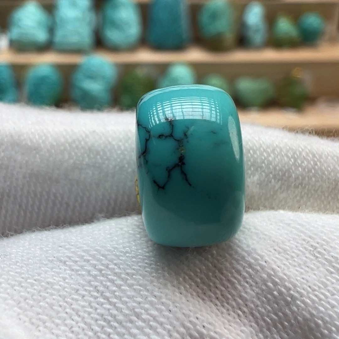 绿松石未镶嵌配饰11.4×7.2