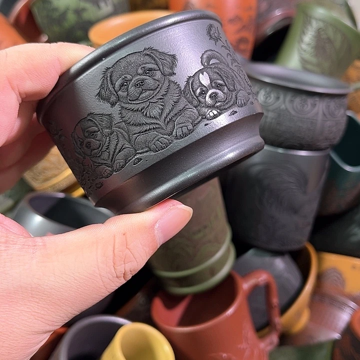 茶杯紫砂全手工紫砂主人杯