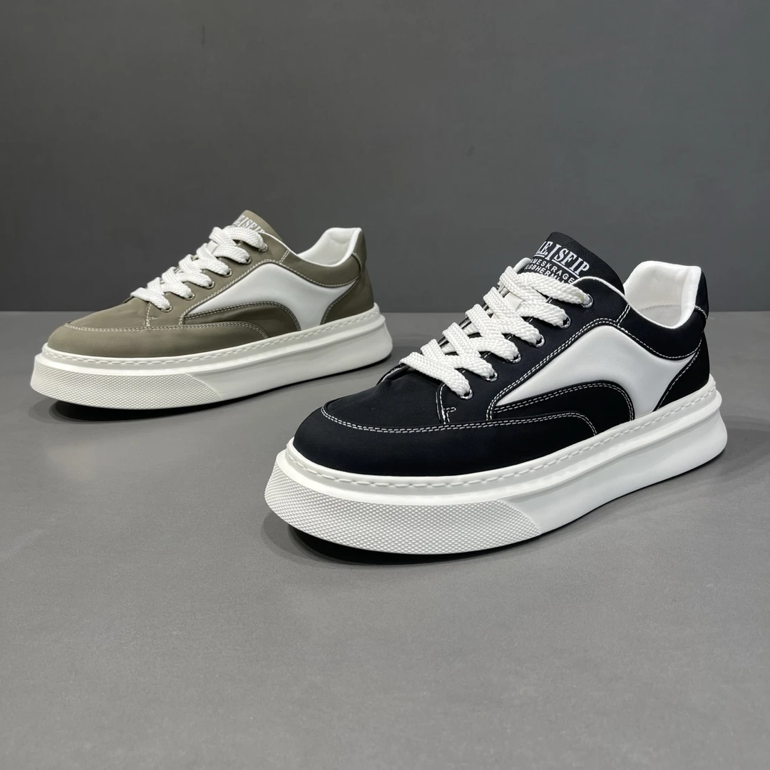 欧丽龙男鞋优质防水透气布板鞋厚底超轻上线平底布鞋帆布鞋潮鞋