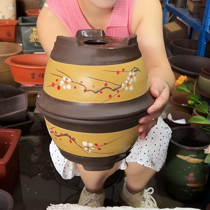黄富贵点彩大花盆花盆花盆