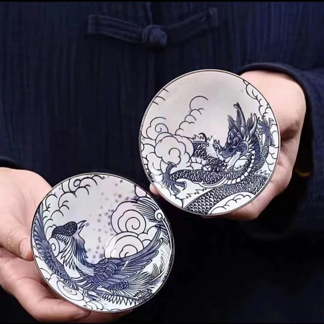 斗笠龙凤对杯@@ZHTJ0007