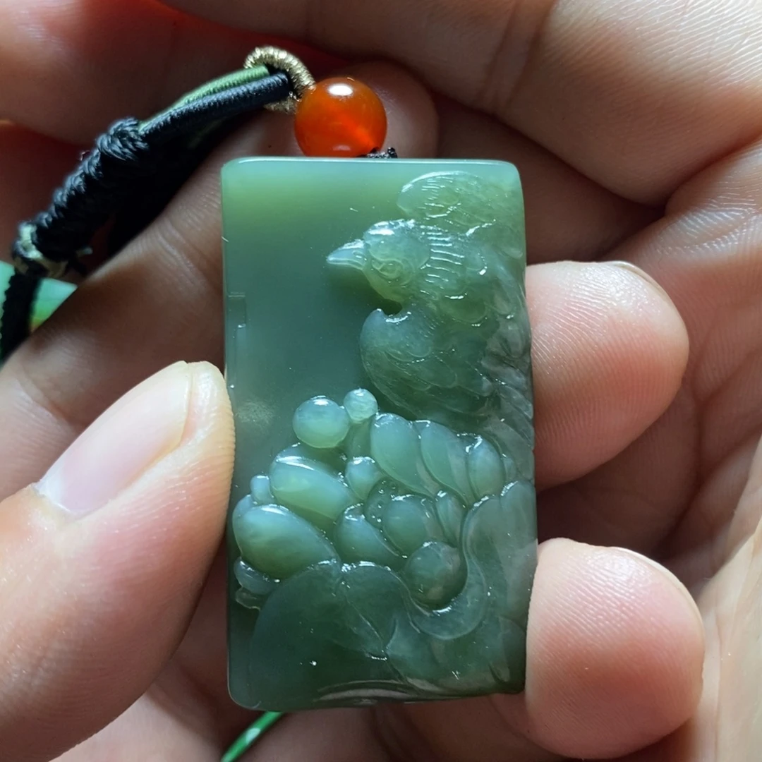 和田玉（碧玉）未镶嵌挂件