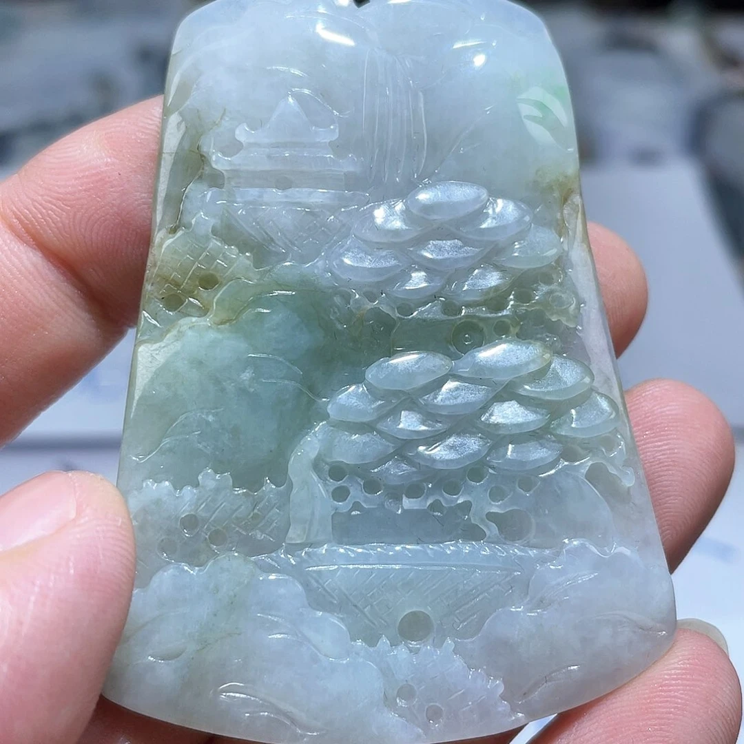 翡翠颈饰未镶嵌翡翠