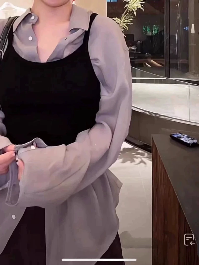 韩国正品代购atmosphere女2025春季洋气翻领向日葵欧尼同款衬衫