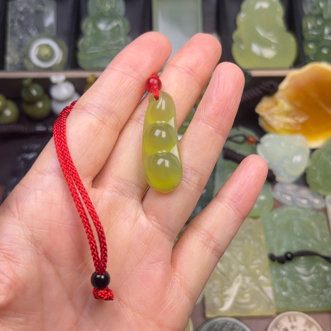 蛇纹石玉未镶嵌吊坠(不含链)