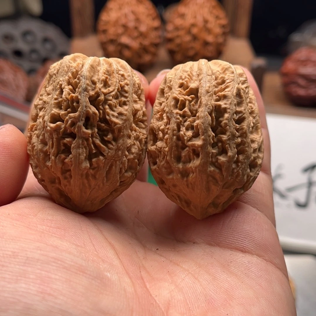 文玩核桃把件关东木子家楸大胖87