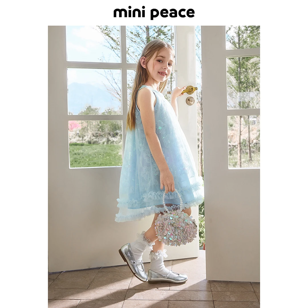 【公主系列】MINIPEACE太平鸟童装女童网纱公主裙夏季蓬蓬连衣裙