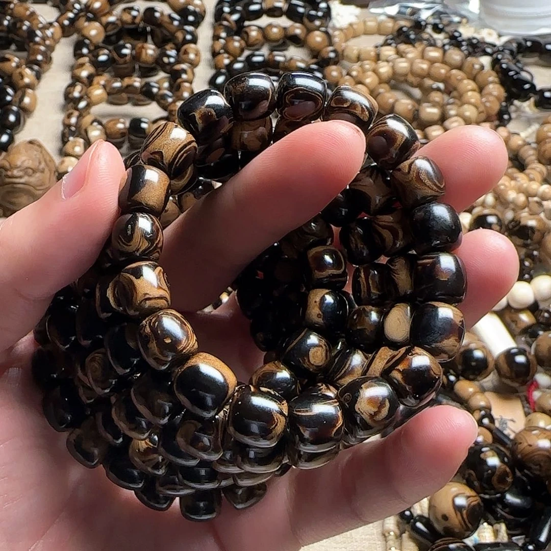 泥塑海柳1.0全品对眼手串毕业