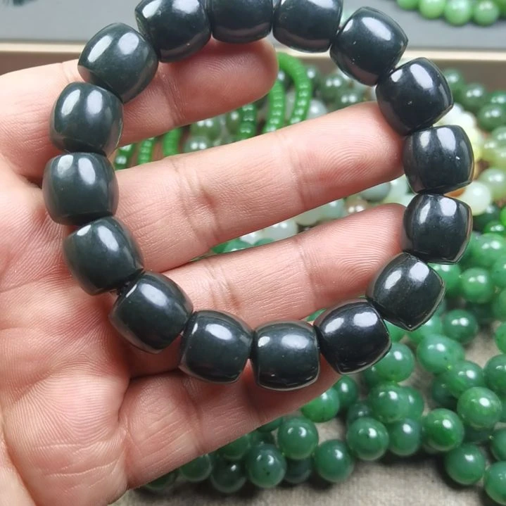 和田玉未镶嵌手链