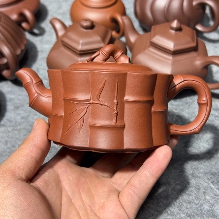 茶壶紫砂节节高升