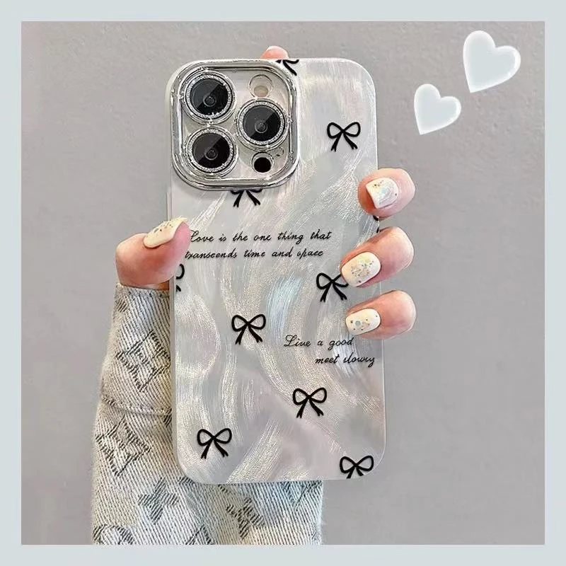 创意蝴蝶结OPPOFINDX7防摔一加13手机壳RENO保护套a3可爱适用（品）