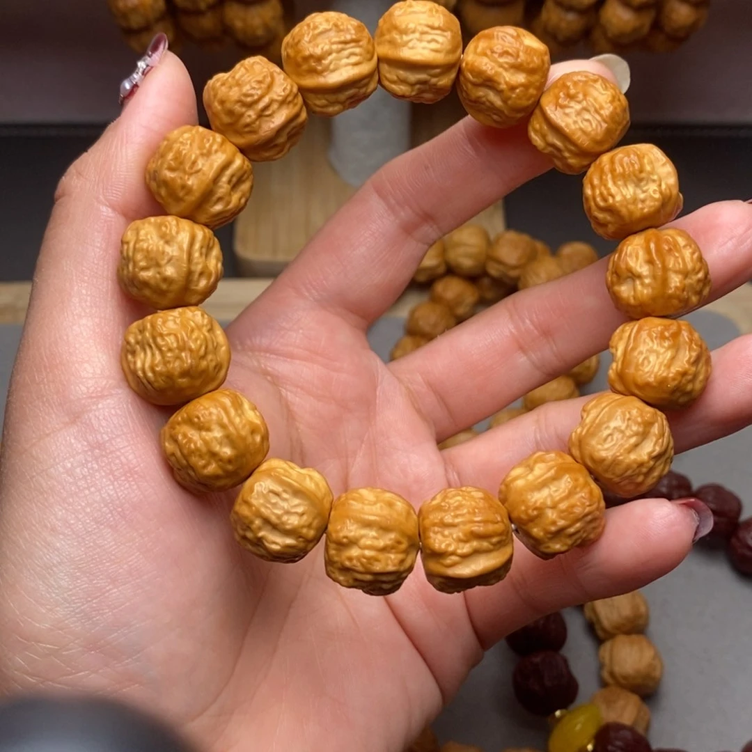 猴头核桃手串小*.金蟾蛤蟆头