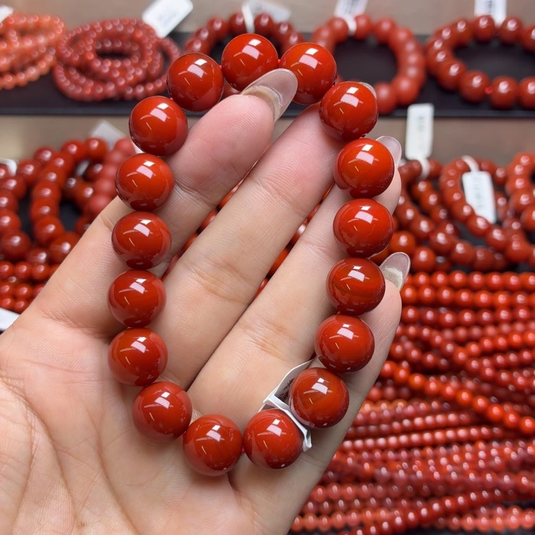 空***格未镶嵌天然玛瑙手串多圈玛瑙/玉髓