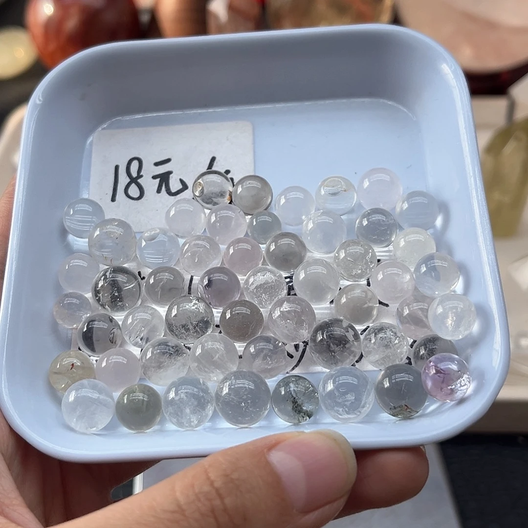 珠宝半成品水晶未镶嵌145单珠