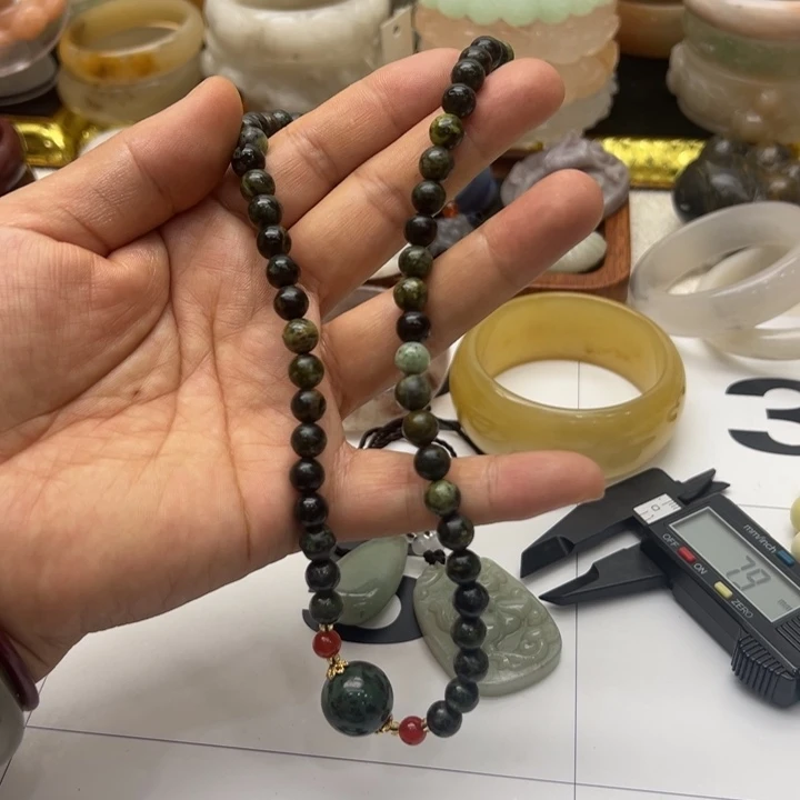 石英岩玉合金手镯