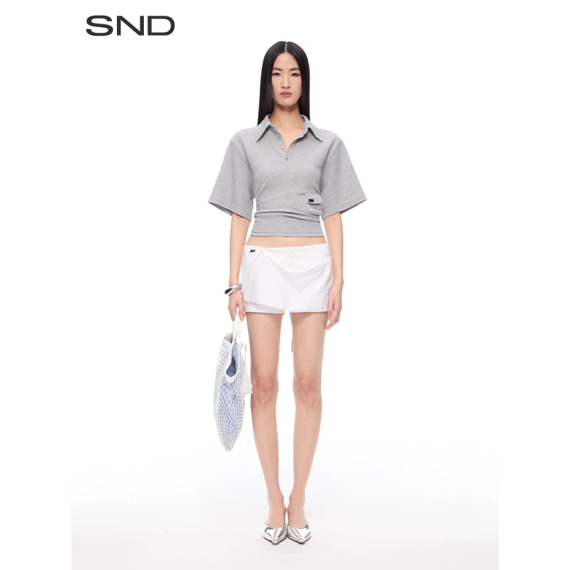 【CNLEEWEI 设计师品牌】SND SS25 大口袋超短裹裙裤女款