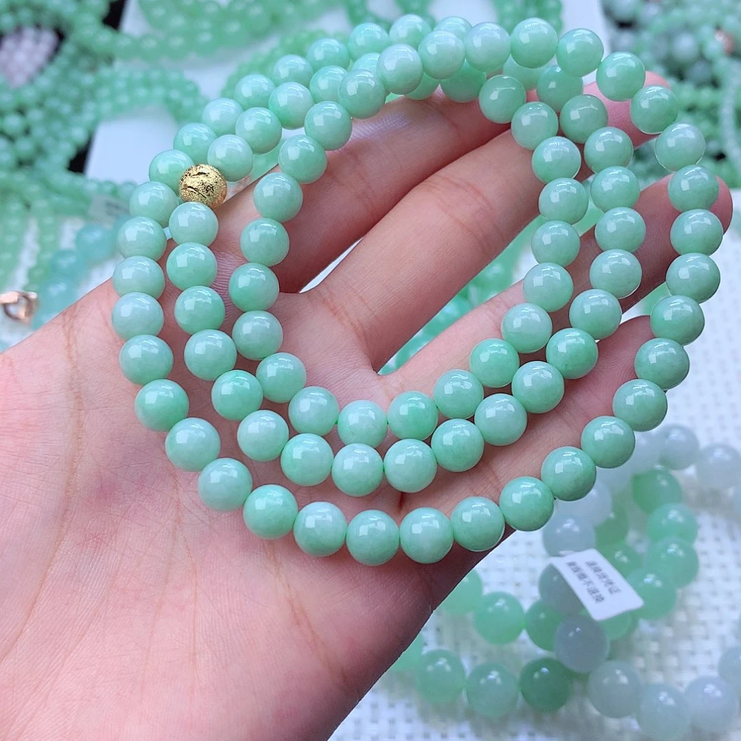 海***燕翡翠未镶嵌毛衣链