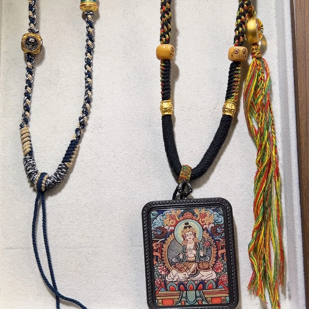 我***使吊坠单面定制 普贤