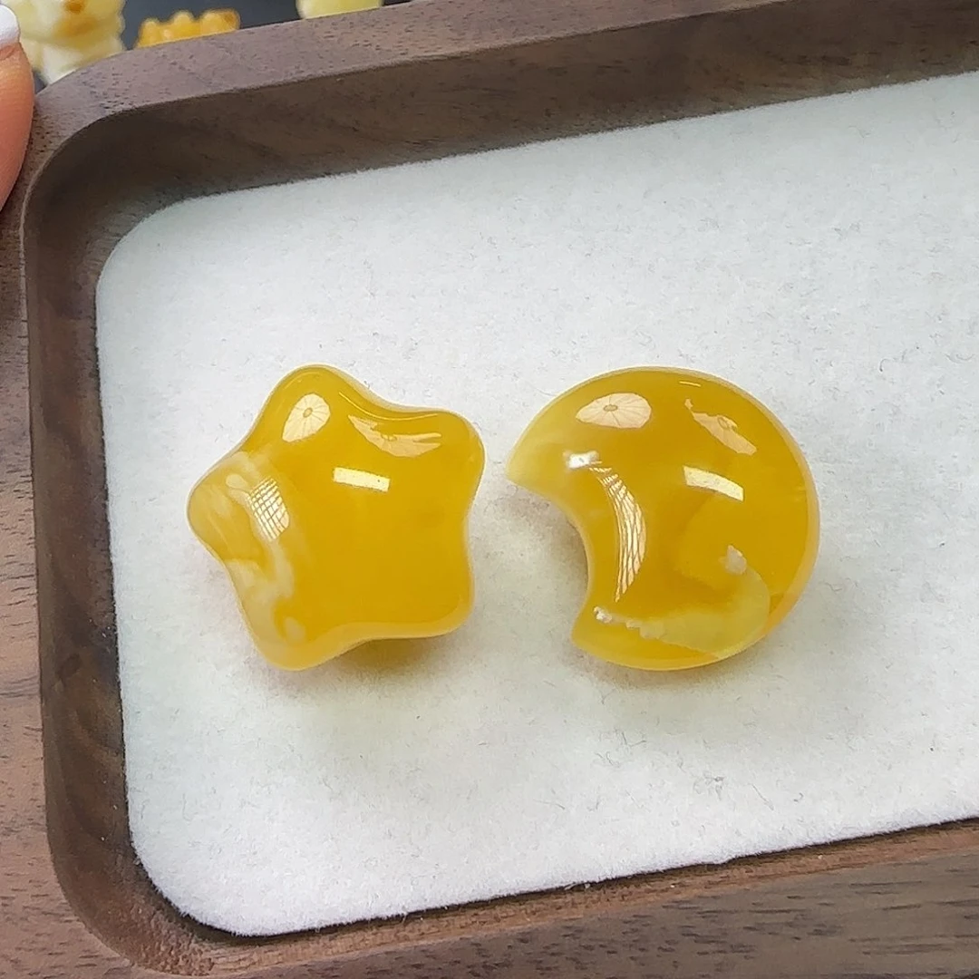 琥珀未镶嵌珠宝奇石