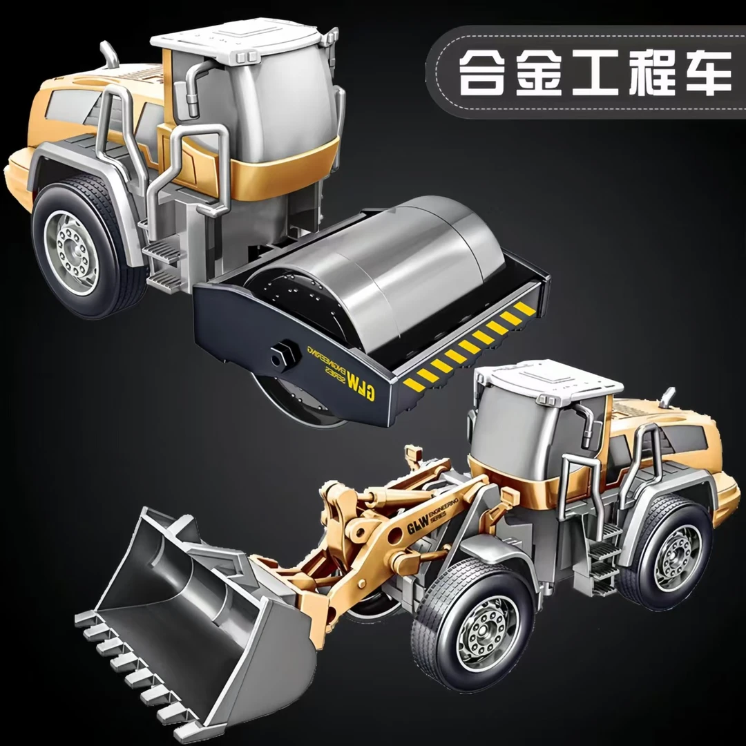 钢力威模型儿童男孩3-6岁儿童礼物仿真工程车可调节生日礼物