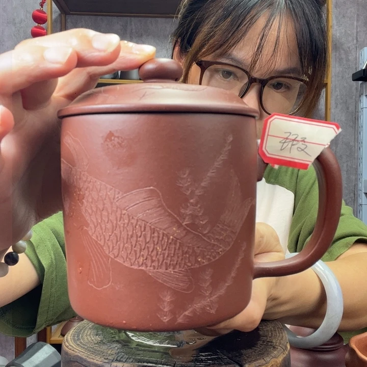 茶杯紫砂原矿紫砂杯