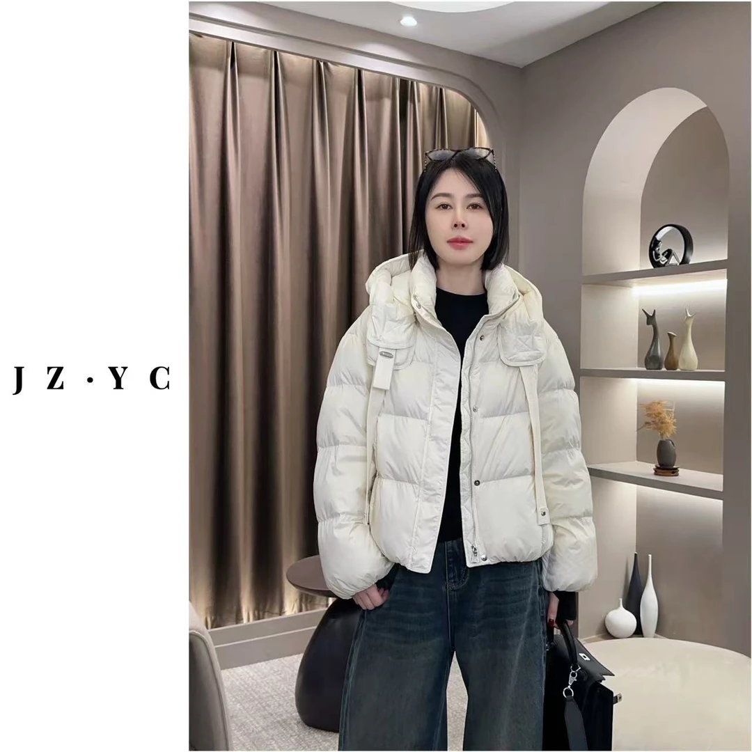 【洁子推荐】2024冬季241368新款连帽可拆卸面包服羽绒服JZYC