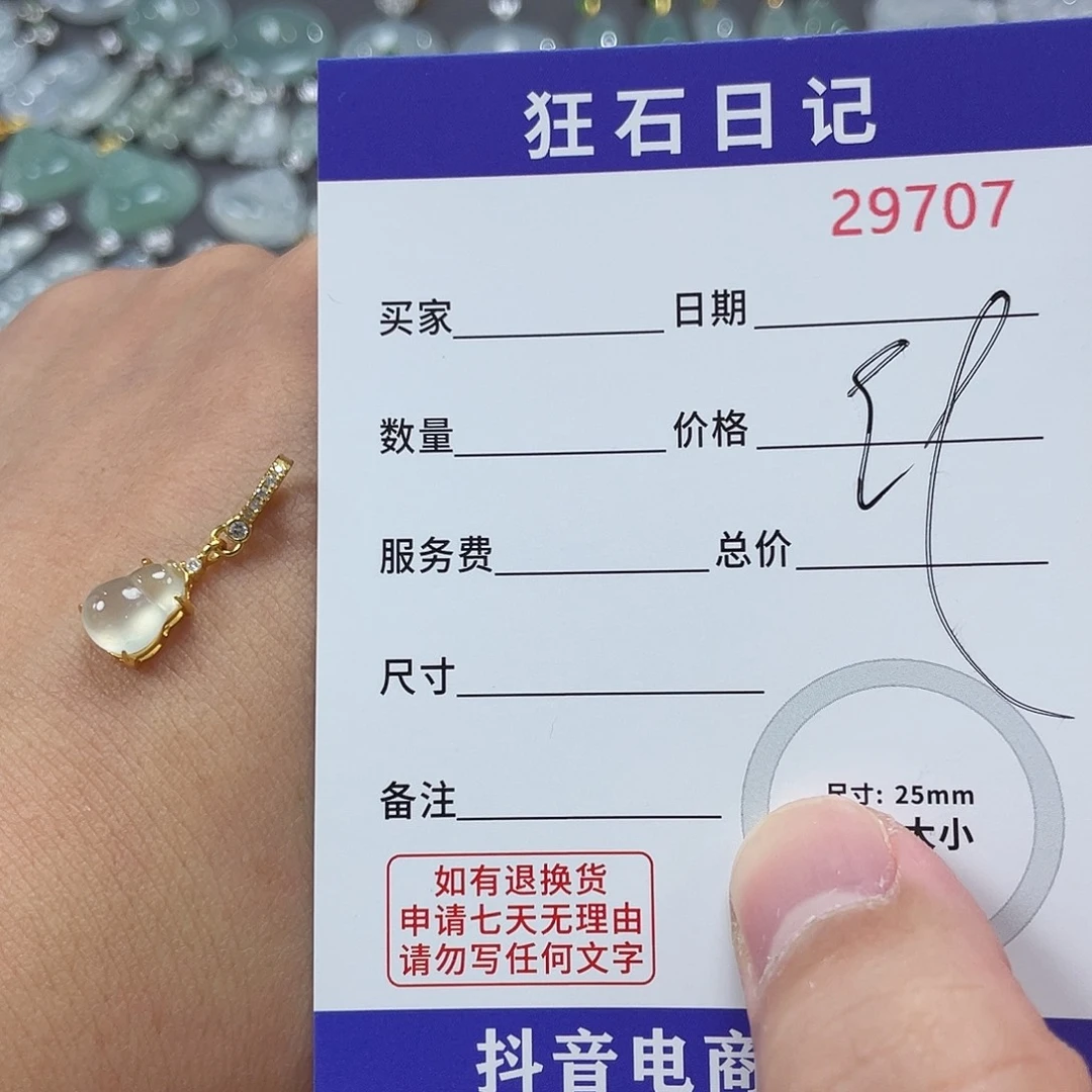 翡翠银S925镶嵌颈饰