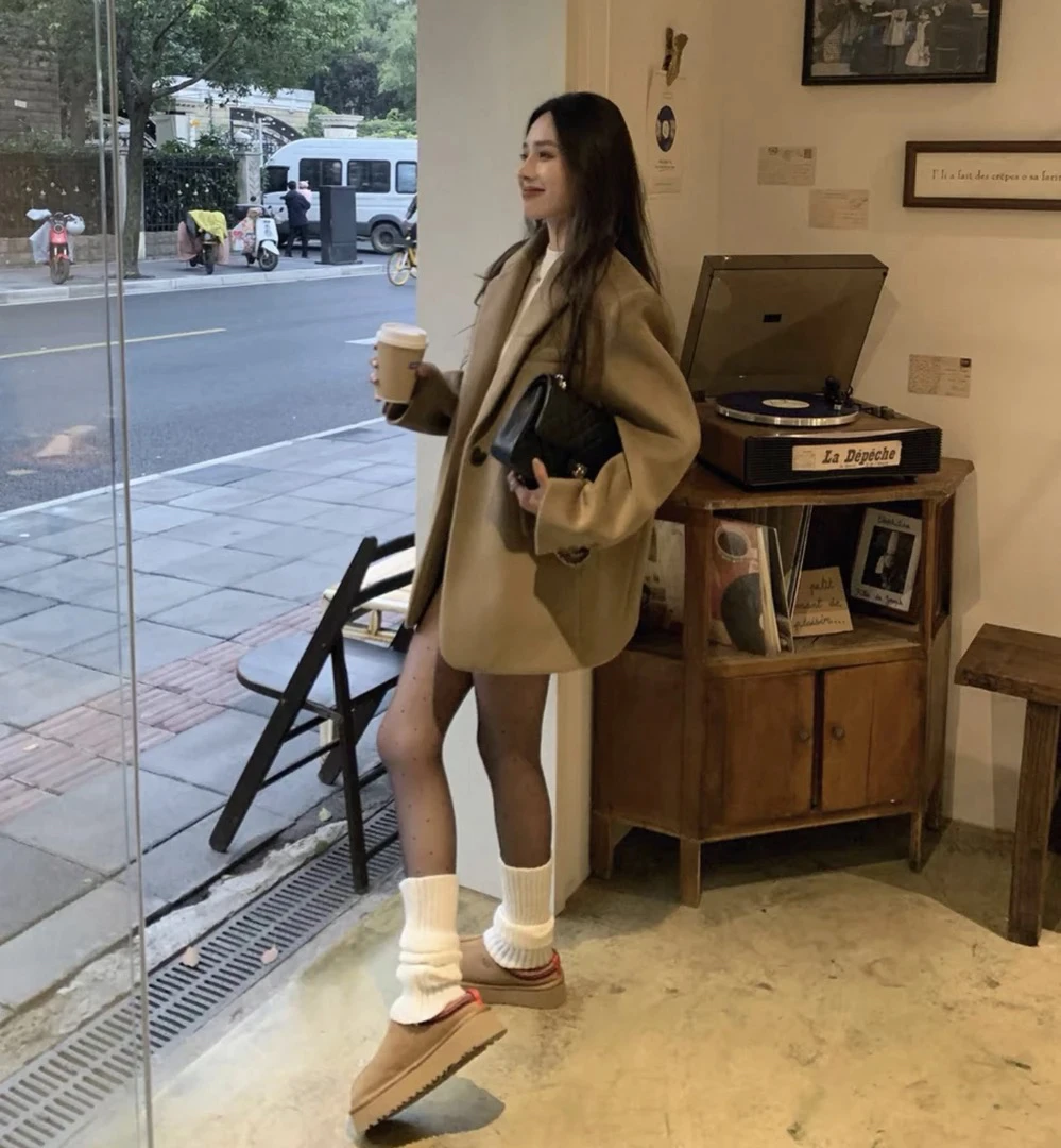 HU韩版休闲西装外套