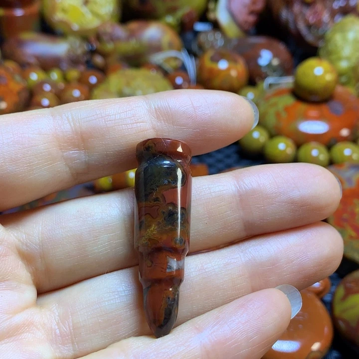 玛瑙/玉髓未镶嵌战国红