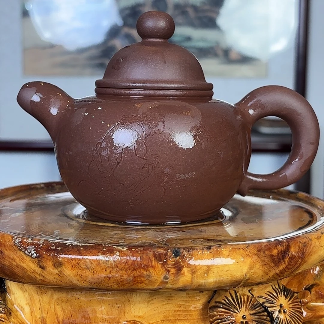 紫砂茶壶李娅紫砂壶300cc