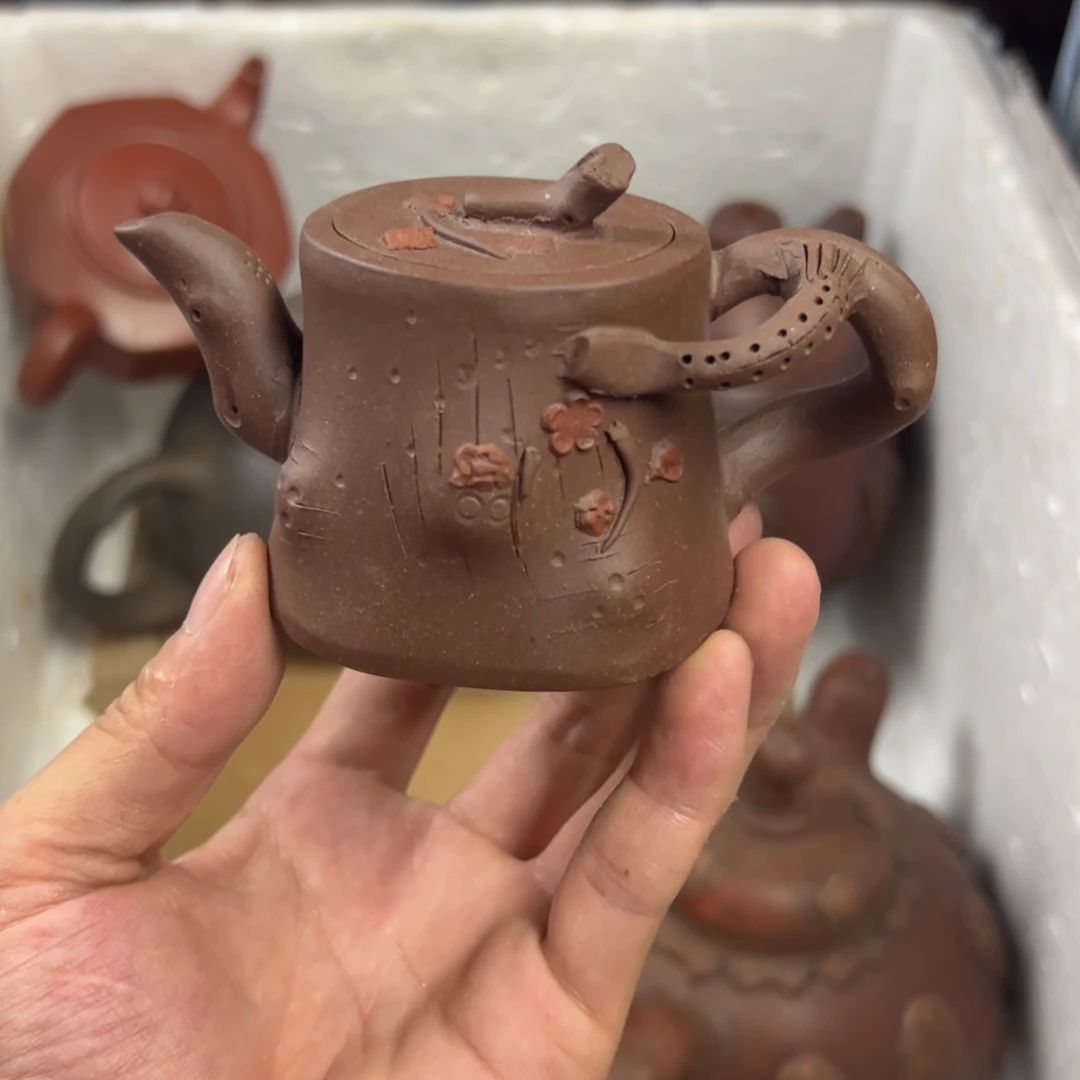 茶壶紫砂宜兴原矿紫砂壶150毫升容量