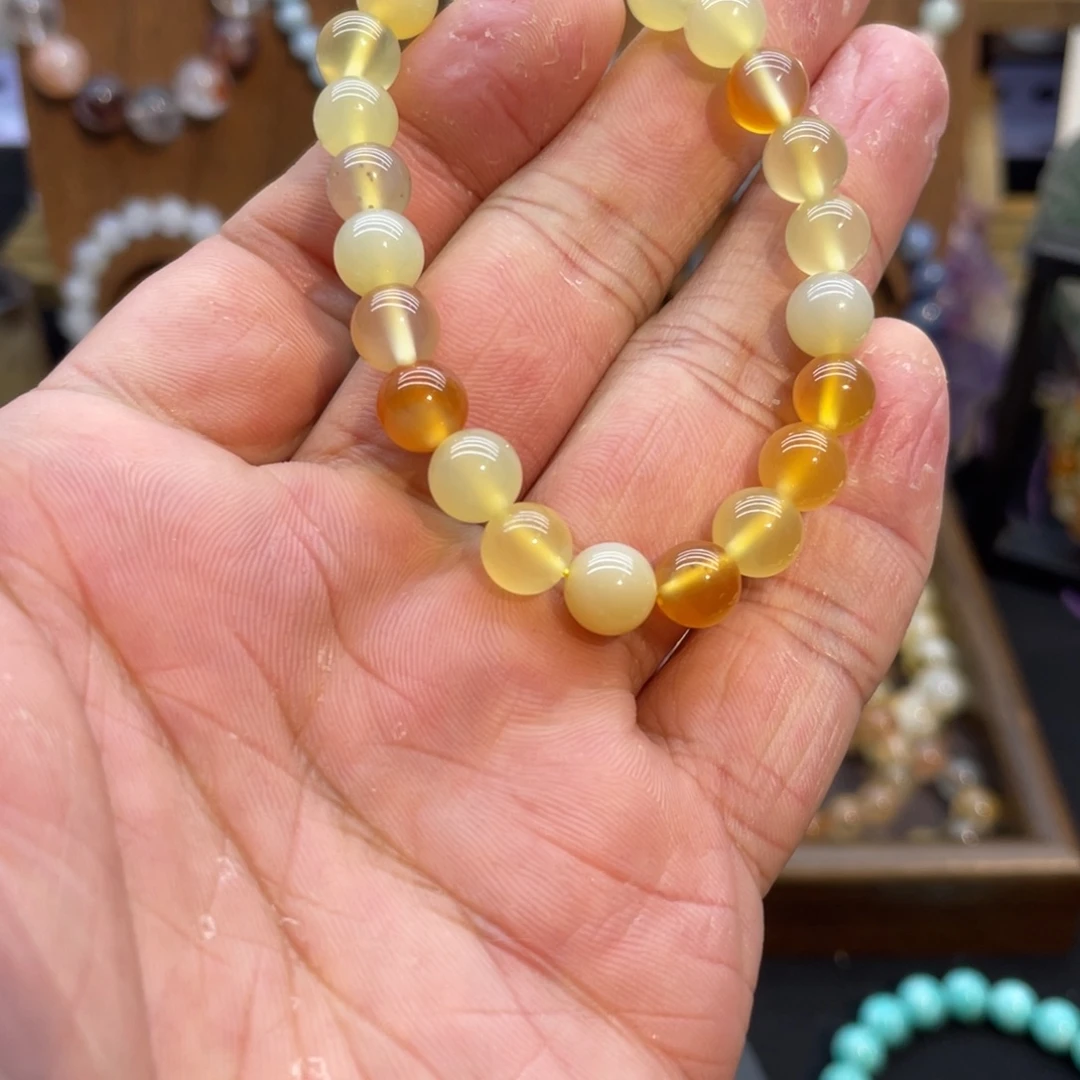 水晶未镶嵌手链纯天然玛瑙